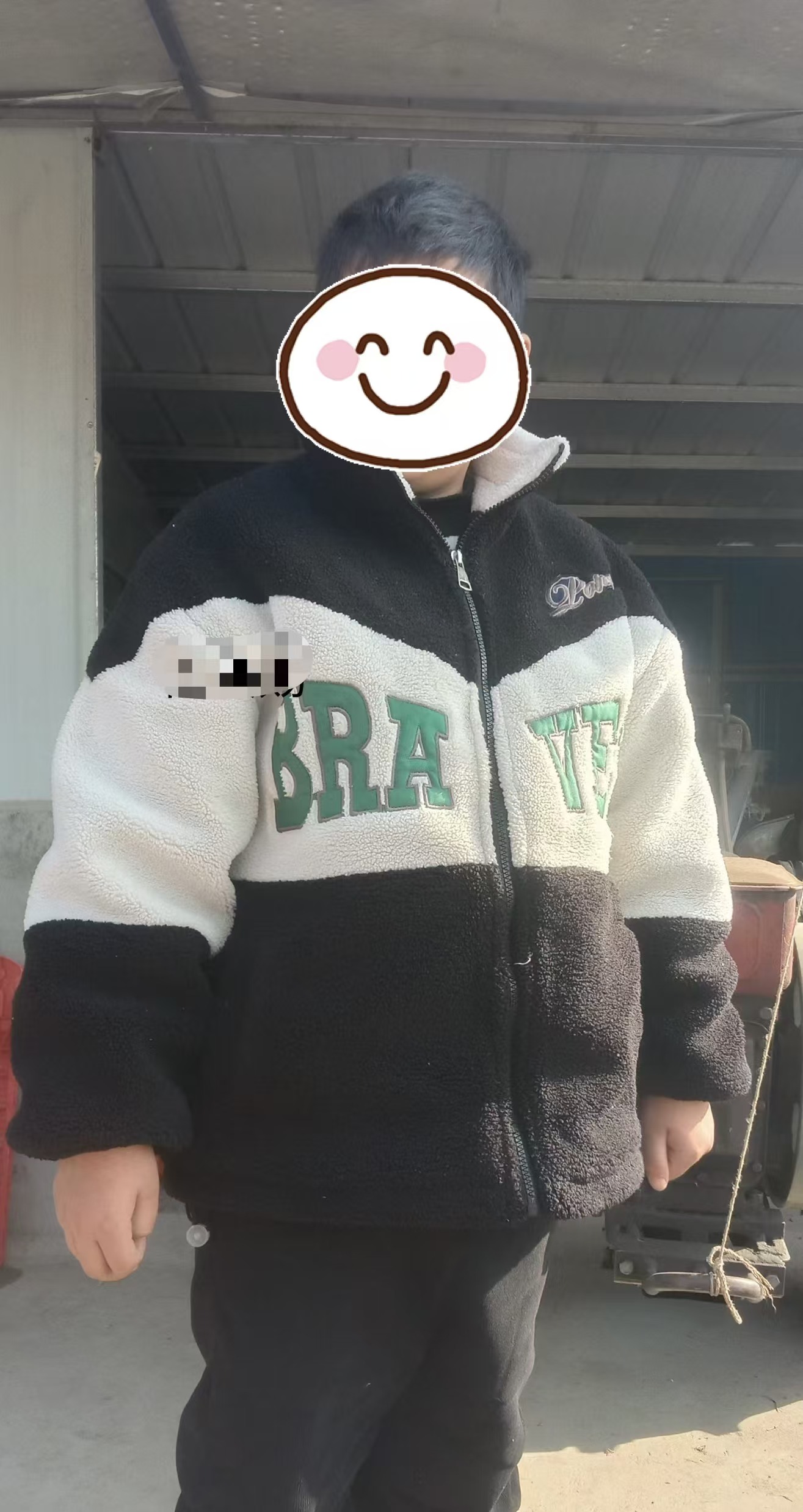 轩轩想要一件140的棉服